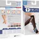 Truform 15-20 mmHg Women's Knee High Compression Stockings, Open Toe, Medium