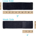 Multipurpose Elastic Hook and Loop Extender Strap 2 x 9 Inches Made in USA