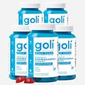 Goli Zero Sugar Ashwagandha Gummies with KSM-66, L-Theanine, Maca and Vitamin D - No Sugar Alcohols - Vegan, Keto-Friendly, Non-GMO