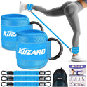 KUZARO Ankle Resistance Bands - Leg & Glutes Workout Equipment, Booty Trainer