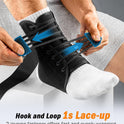 Slim-Fit Ankle Brace for Sprained Ankle, Quick Lace Up Ankle Support for Women Men