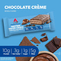 Atkins Chocolate Crème Protein Wafer Crisps, Protein Dessert, 4g Net Carb, 1g Sugar, High in Fiber, Keto Friendly, 5 Count