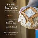 Jovial Organic Einkorn Unbleached All Purpose Flour - Bread Baking Flour for Sourdough, High Protein, Non-GMO, For Organic Pizza & Pasta, European Italian Made, Glyphosate Free - 32 Oz