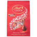 Lindt LINDOR Milk Chocolate Candy Truffles, Milk Chocolate with Melting Truffle Center, 15.2 oz. Bag