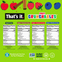 That's it. Fruit Crunchables Variety Pack, Fruit Snacks for Kids, 100% Fruit Crisps, Plant-Based, Non-GMO, Gluten-Free, No Sugar Added (16 Pack)