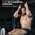 DMoose Fitness Hanging Ab Straps - Soft Padded Straps for Core Workouts