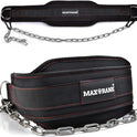 Dip Belt With 37-40" Chain, 550-650lbs Capacity, Weightlifting Belt for Dips & Pullups