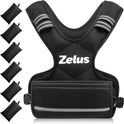 Zelus Adjustable Weighted Vest for Men & Women - 4-10lb/11-20lb/20-32lb Workout Vest
