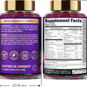 Biotin Gummies with Collagen - Hair Growth Support, Skin, & Nail Strength - for Women & Men - Biotin 10000mcg | Keratin | Hyaluronic Acid | B-Complex | Nettle - Sugar-Free, Mixed Berry, 60 Gummies