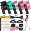 Resistance Bands with Handles for Women, 5 Level Exercise Bands