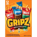 Gripz Mini Baked Snack Crackers, Sweet and Salty Snacks, Variety Pack, 11oz Box (12 Pouches)
