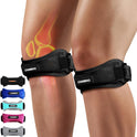Cambivo Patellar Tendon Knee Straps 2 Pack for Pain Relief and Support