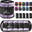 Sportneer Adjustable Ankle Weights Set - 2-10 lbs Removable Neoprene Leg Weights