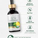 Carlyle Organic Oil of Oregano Liquid Drops - 2 fl oz - 1 Year Supply | Vegan Herbal Supplement | Non-GMO, Gluten Free