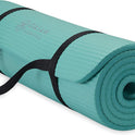 Gaiam 10mm Yoga Mat with Carrying Strap for Home Workouts