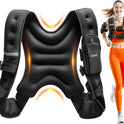 Renoj Weighted Vest for Fitness: 6lb-20lb Fixed Weights, Reflective Strips, Storage Pocket