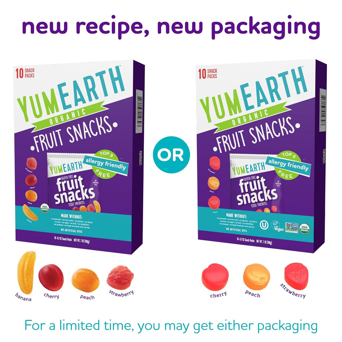 YumEarth Organic Fruit Snacks Box, 0.7 Ounce (Pack of 10)