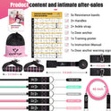Resistance Bands with Handles for Women, 5 Level Exercise Bands