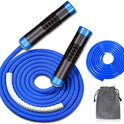 Redify Weighted Jump Rope for Workout Fitness (1LB), Tangle-Free Ball Bearing Rope