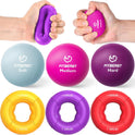 FitBeast Grip Strength Trainer - 6-Piece Hand Therapy Set for Strength, Recovery & Stress Relief