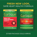 Garlique Garlic Extract Supplement, Healthy Cholesterol Formula, Odorless & Vegan, 60 Caplets