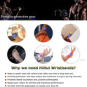 HiRui Wrist Compression Strap and Wrist Brace Sport Wrist Support Black