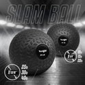 Yes4All Weighted Slam Balls - Durable PVC Sand-Filled Workout Balls 10-40 lbs