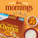 Honey Nut Cheerios Cereal, Limited Edition Heart Shapes, Affirmations Box, Heart Healthy, Gluten Free, Giant Size, 27.2 oz