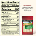 Sargento Natural Mozzarella String Cheese Sticks, 12-Count