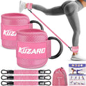 KUZARO Ankle Resistance Bands - Leg & Glutes Workout Equipment, Booty Trainer