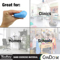CanDo TheraPutty 4 Piece Set - X-Soft, Soft, Medium, and Firm Hand Exercise Putty