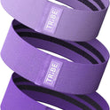 Tribe Fabric Resistance Bands - 3 Pack for Workout, Booty, Legs & Glute - Non-Slip Exercise Bands