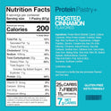 Legendary Foods 22g Protein Pastry 0g Added Sugar, Low Carb, Gluten Conscious, Keto Snack, Ideal for Glucose Management, Includes Whey Protein Isolate, 8 Pack Frosted Cinnamon