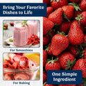 Augason Farms Freeze Dried Sliced Strawberries Can, Emergency Food Supply, Everyday Meals, 18 Servings