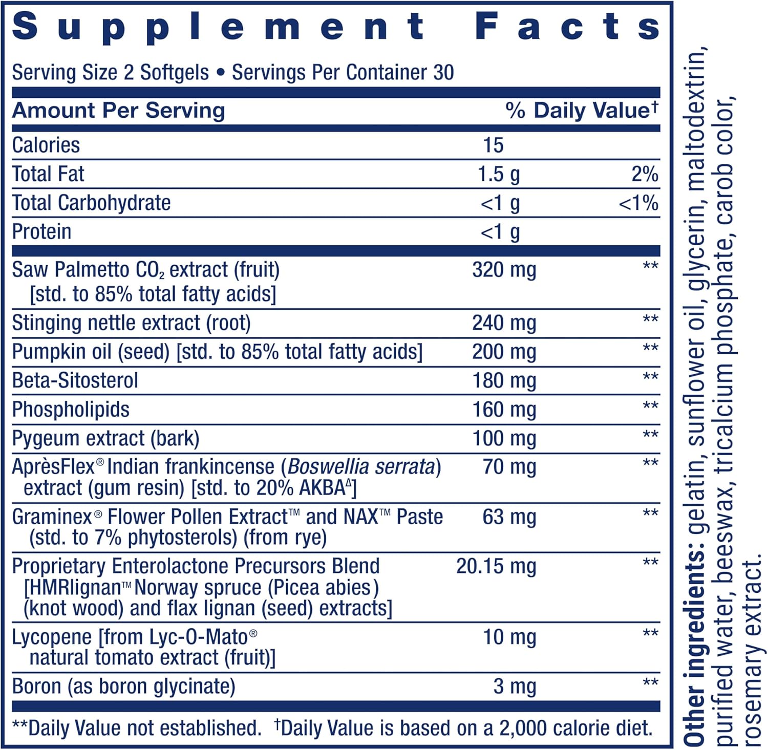 Life Extension Ultra Prostate Formula, Saw Palmetto for Men, pygeum, stinging Nettle Root, lycopene, Prostate Health, Urination Flow, PSA, Non-GMO, Gluten-Free, 60 softgels