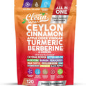 Clean Nutraceuticals Ceylon Cinnamon Capsules with Berberine Turmeric and Apple Cider Vinegar Supplement