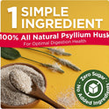 Konsyl Daily Psyllium Fiber Powder 19oz Natural Unflavored Soluble Dietary Fiber Supplement