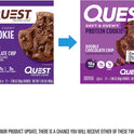 Quest Soft & Chewy Protein Cookie - 15g Protein - Double Chocolate Chip (12 Cookies)