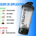 Velomix 24oz Electric Protein Shaker Bottle | USB-C Rechargeable