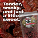 Old Trapper Beef Jerky, Old-Fashioned 8 Ounce Bag, Tender Meat Snacks for Lunches or Between Meals, 11 Grams of Protein, Zero Grams of Fat, and 70 Calories per Serving (Pack of One)