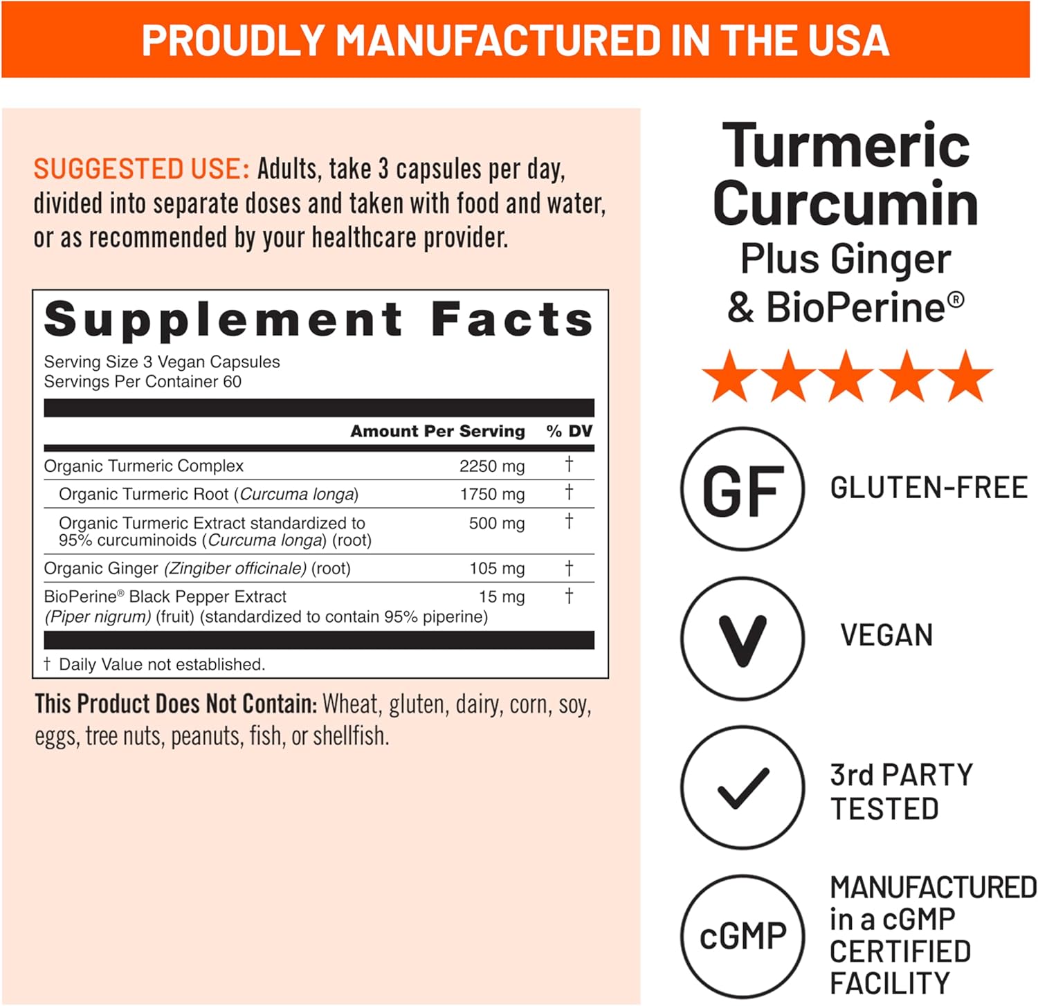NatureWise Curcumin Turmeric 2250mg - Advanced Absorption from 95% Curcuminoids & BioPerine Black Pepper Extract - Daily Joint and Immune Health Support - Vegan, 180 Count[60-Day Supply]