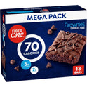 Fiber One 70 Calorie Brownies, Chocolate Fudge Snack Bars, Mega Pack, 18 Ct, 16 oz