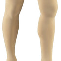 Truform 20-30 mmHg Compression Stockings, Thigh High, Beige, Large, Unisex