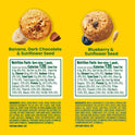 belVita Energy Snack Bites Variety Pack, Banana Dark Chocolate & Sunflower Seed, Blueberry & Sunflower Seed, 15 Snack Packs