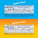 Welch's Fruit Snacks, Mixed Fruit & Mango Peach Snack Box, Gluten Free, Stocking Stuffers, 0.8oz Snack Packs (Pack of 60)