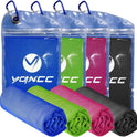 YQXCC Cooling Towels | 4 Pack 47"x12" | Instant Chilling for Workout, Sports & More