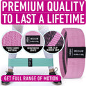 Resistance Bands for Working Out with 4 Booty Bands Set