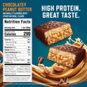 CLIF BUILDERS Protein Bars - Chocolate Peanut Butter Flavor - 20g Plant Based Protein - Gluten Free - Non-GMO - Low Glycemic - No Artificial Sweeteners - Value Pack, 2.4 oz. (12 Count)