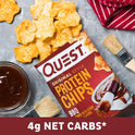 Quest Nutrition BBQ Protein Chips, 19g Protein, 4g Net Carb, Gluten Free, 1.1 oz (Pack of 12)