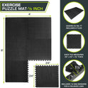 ProsourceFit ½ in EVA Interlocking Foam Tiles, 24 Sq Ft - 6 Tiles